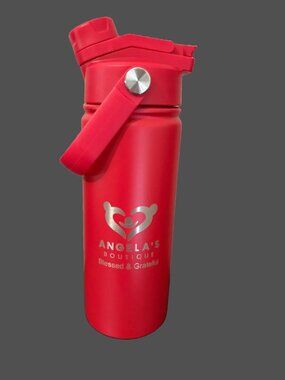 Powder Coated Water Bottle - Matte White